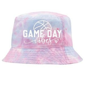 Basketball Game Day Vibes Basketball Mom Life Game Day Tie-Dyed Bucket Hat