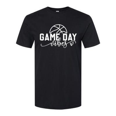 Basketball Game Day Vibes Basketball Mom Life Game Day Softstyle CVC T-Shirt