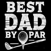 Best Golf Dad By Par Funny Gift Cooling Performance Crew T-Shirt