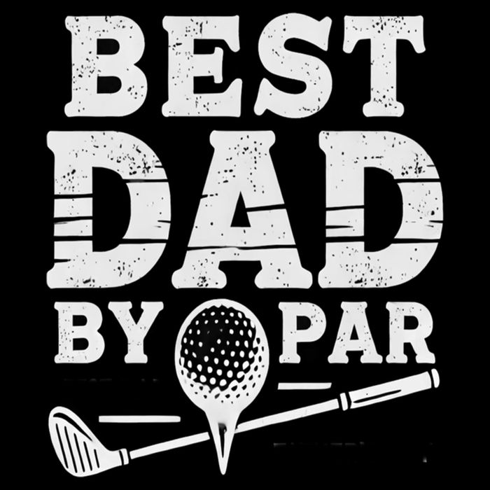 Best Golf Dad By Par Funny Gift Cooling Performance Crew T-Shirt