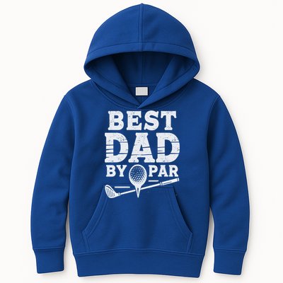 Best Golf Dad By Par Funny Gift Kids Hoodie