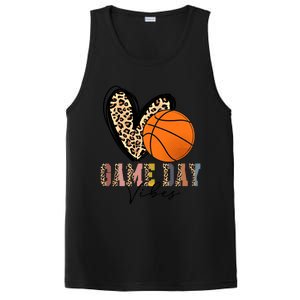 Basketball Game Day Vibes Leopart Gift Cool Gift PosiCharge Competitor Tank