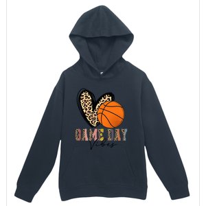 Basketball Game Day Vibes Leopart Gift Cool Gift Urban Pullover Hoodie