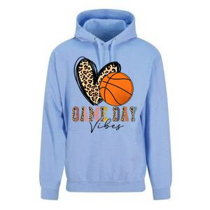 Basketball Game Day Vibes Leopart Gift Cool Gift Unisex Surf Hoodie