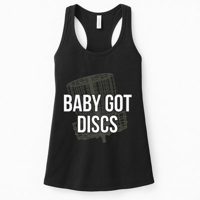 Baby Got Discs Funny Disc Golf Humor Golfer Womens Tank Top