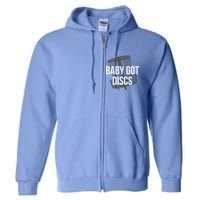 Baby Got Discs Funny Disc Golf Humor Golfer Full Zip Hoodie