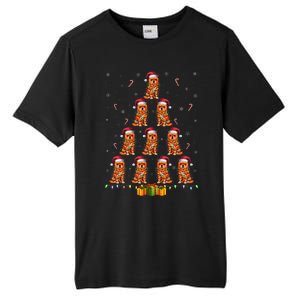 Brussels Griffon Dog Santa Hat Xmas Lights Christmas Tree Tall Fusion ChromaSoft Performance T-Shirt