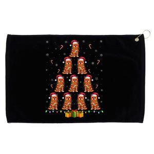 Brussels Griffon Dog Santa Hat Xmas Lights Christmas Tree Grommeted Golf Towel