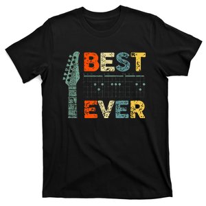 Best Guitar Dad Ever Chords Guitar Fathers Day Dad T-Shirt