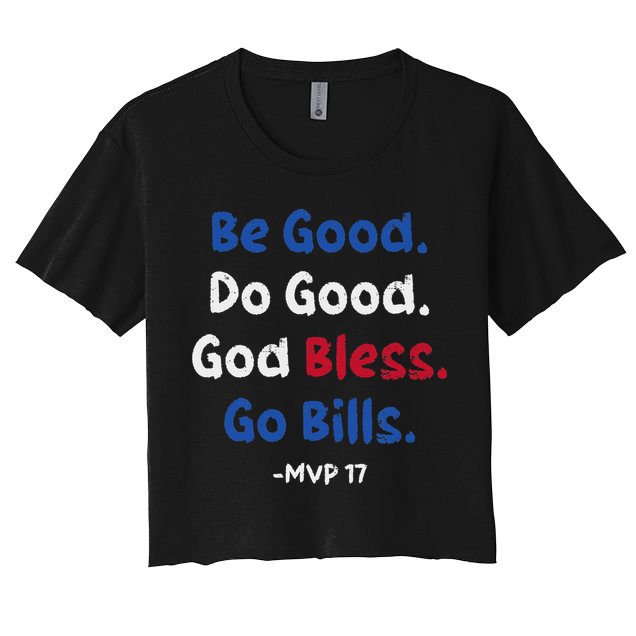 Be Good Do Good God Bless Go Bill Crop Top
