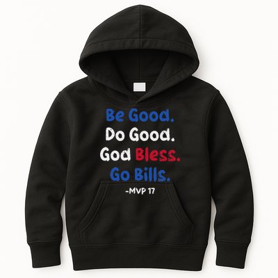 Be Good Do Good God Bless Go Bill Kids Hoodie