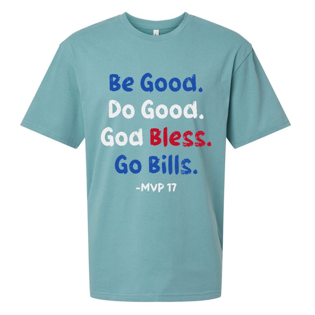Be Good Do Good God Bless Go Bill Sueded Cloud Jersey T-Shirt