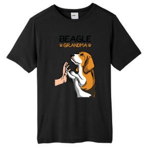 Beagle Grandma Dog Mom Grandmother Mothers Day Tall Fusion ChromaSoft Performance T-Shirt