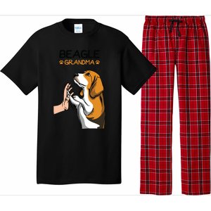 Beagle Grandma Dog Mom Grandmother Mothers Day Pajama Set