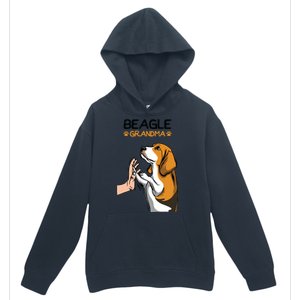 Beagle Grandma Dog Mom Grandmother Mothers Day Urban Pullover Hoodie