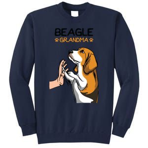 Beagle Grandma Dog Mom Grandmother Mothers Day Tall Sweatshirt