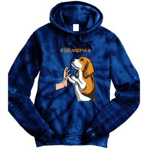 Beagle Grandma Dog Mom Grandmother Mothers Day Tie Dye Hoodie