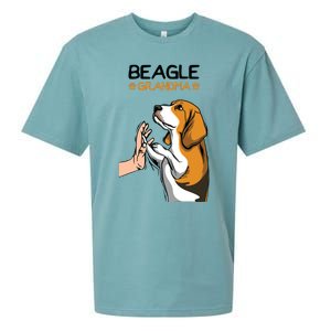 Beagle Grandma Dog Mom Grandmother Mothers Day Sueded Cloud Jersey T-Shirt