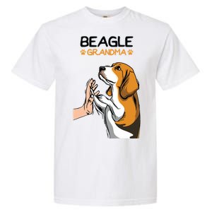 Beagle Grandma Dog Mom Grandmother Mothers Day Garment-Dyed Heavyweight T-Shirt