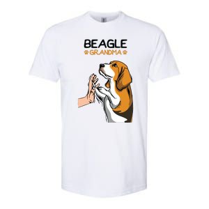 Beagle Grandma Dog Mom Grandmother Mothers Day Softstyle CVC T-Shirt