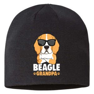 Beagle Grandpa Dog Sustainable Beanie