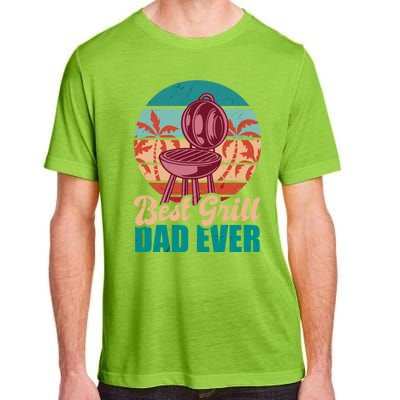 Best Grill Dad Ever For Father's Day Gift Adult ChromaSoft Performance T-Shirt