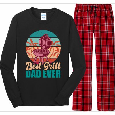 Best Grill Dad Ever For Father's Day Gift Long Sleeve Pajama Set