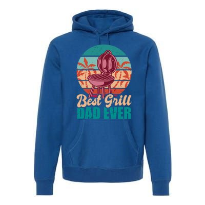 Best Grill Dad Ever For Father's Day Gift Premium Hoodie