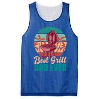 Best Grill Dad Ever For Father's Day Gift Mesh Reversible Basketball Jersey Tank