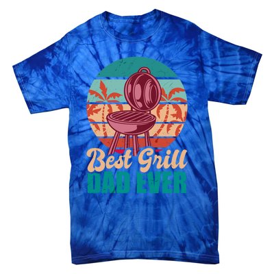 Best Grill Dad Ever For Father's Day Gift Tie-Dye T-Shirt