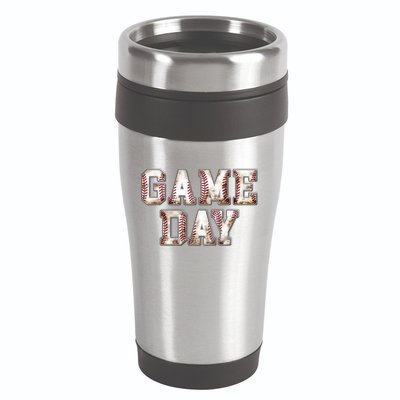 Baseball Game Day Cute Gift 16oz Travel Tumbler