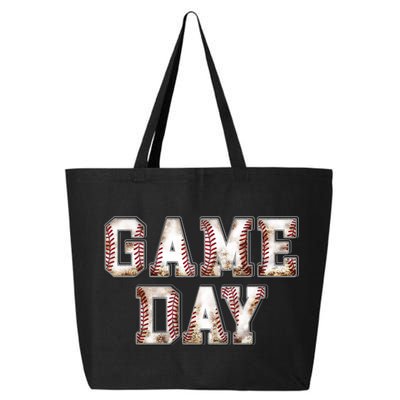Baseball Game Day Cute Gift 25L Jumbo Tote