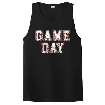 Baseball Game Day Cute Gift PosiCharge Competitor Tank