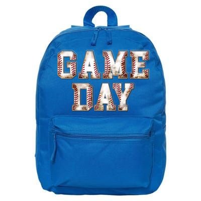 Baseball Game Day Cute Gift 16 in Basic Backpack