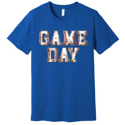 Baseball Game Day Cute Gift Premium T-Shirt