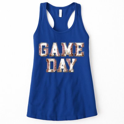 Baseball Game Day Cute Gift Womens Tank Top