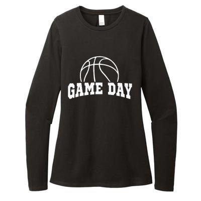 Basketball Game Day Basketball Mom Life Game Day Womens CVC Long Sleeve Shirt