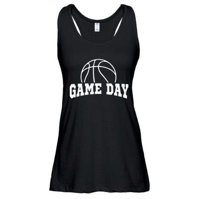 Basketball Game Day Basketball Mom Life Game Day Ladies Essential Flowy Tank