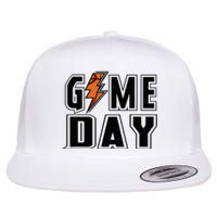 Basketball Game Day Lightning Team Basketball Flat Bill Trucker Hat