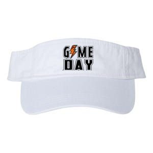 Basketball Game Day Lightning Team Basketball Valucap Bio-Washed Visor