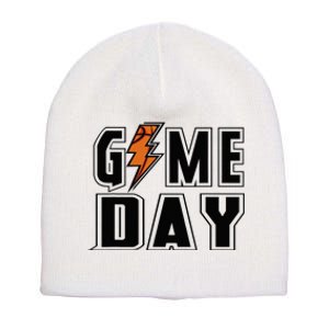 Basketball Game Day Lightning Team Basketball Short Acrylic Beanie