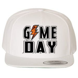 Basketball Game Day Lightning Team Basketball Wool Snapback Cap