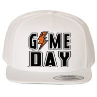 Basketball Game Day Lightning Team Basketball Wool Snapback Cap