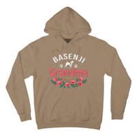 Basenji Grandma Dog Gifts Funny Cute Dog Lover Christmas Mom Hoodie