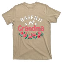 Basenji Grandma Dog Gifts Funny Cute Dog Lover Christmas Mom T-Shirt