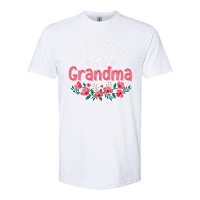 Basenji Grandma Dog Gifts Funny Cute Dog Lover Christmas Mom Softstyle CVC T-Shirt