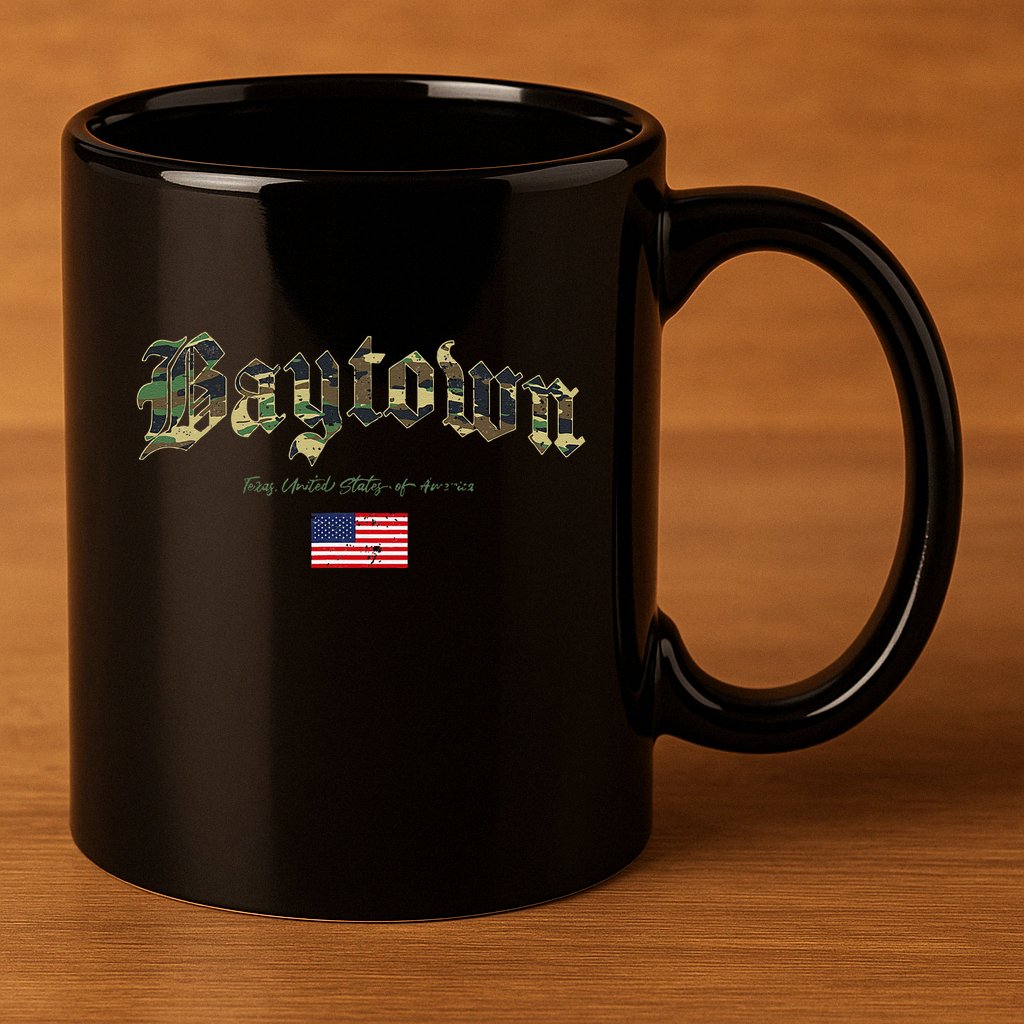Bryan Gothic Design Camouflage Version 11oz C Handle Ceramic Mug