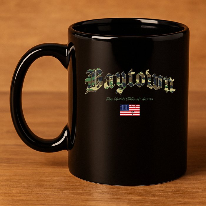 Bryan Gothic Design Camouflage Version 11oz C Handle Ceramic Mug