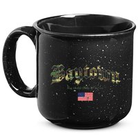Bryan Gothic Design Camouflage Version 15oz Campfire Ceramic Mug