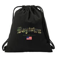 Bryan Gothic Design Camouflage Version Drawstring Bag